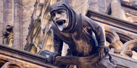 Finding tourists hard to stomach? A gargoyle at Prague's St Vitus Cathedral. Photo / Thinkstock