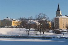 With a quarter of Finland's territory within the Arctic Circle, the winters are long, cold and dark. With a quarter of Finland's territory within the Arctic Circle, the winters are long, cold and dark.