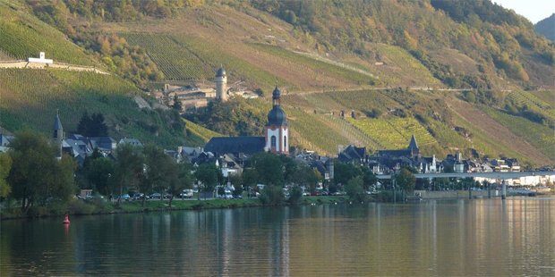 Zell is an historic town on Germany's Mosel River. Photo / Ken Watkin