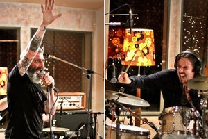 Beastwars' Matthew Hyde (left) and Cairo Knife Fight's Nick Gaffaney. Photos / Milana Radojcic