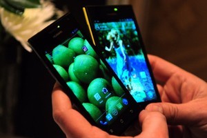 Huawei's Ascend P1S is just 6.68mm thick. Photo / AFP
