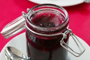 The small, blue-black, pale-fleshed Damson is ideal for jam, preserves. Photo / NZ Herald