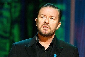 Ricky Gervais is causing some nerves among the stars appearing at the Golden Globes on Monday. Photo / Supplied