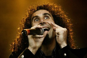 Serj Tankian performs with System of a Down at the 2005 Big Day Out. Photo / Richard Robinson
