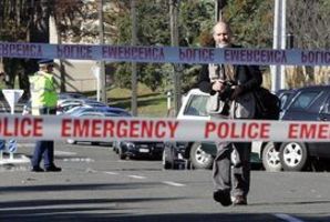 The area of Campbell St was blocked off while police investigated. Photo / Wanganui Chronicle