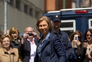 Spain's Queen Sofia. Photo / AFP