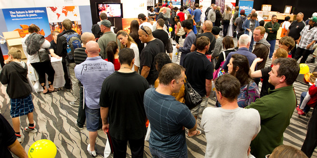 Australia's mining boom is fuelling its economy, making the country even more attractive to Kiwi job-seekers - including those at the Oz Jobs Expo. Photo / Steven McNicholl