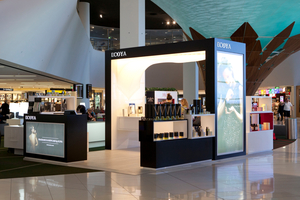 Ecoya hopes departing travellers will buy online on their return home. Photo / Supplied