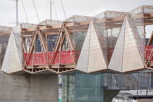 Work has stalled on the Jacob's Ladder foot bridge. Photo / Greg Bowker