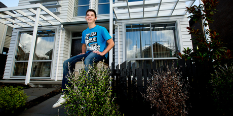 Campbell Miller has a home thanks to Gateway. Photo / Dean Purcell