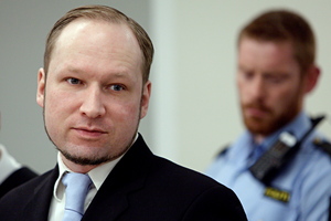 Anders Behring Breivik is charged with committing terrorist acts. Photo / AP