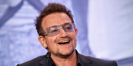 Bono, U2 frontman and activist. Photo / AP