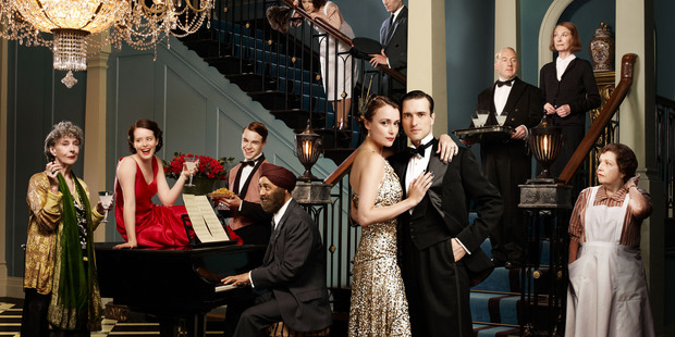 Cast photo from Upstairs Downstairs. Photo / Supplied