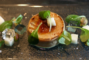 A foie gras starter. Photo / Natalie Slade