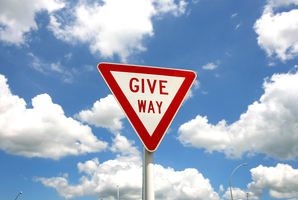 Auckland Transport will put up square-backed signs at the few locations where visibility of the standard Give Way sign is a problem. Photo / Amos Chapple