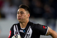 New Zealand Kiwis halfback Shaun Johnson. Photo / Getty Images 
