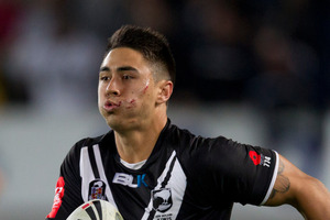 New Zealand Kiwis halfback Shaun Johnson. Photo / Getty Images
