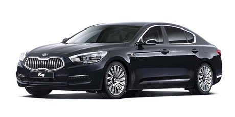 The Kia K9 is close in size to the Jaguar XJ saloon. Photo / Supplied