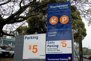 Tournament Parking. Photo / Dean Purcell