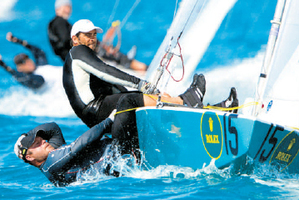 Hamish Pepper and Jim Turner. Photo / AP