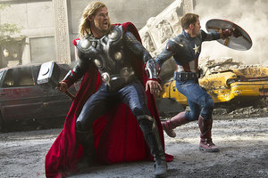 A joke about adoption in The Avengers isn't funny, say the organisers of a petition. Photo / Supplied