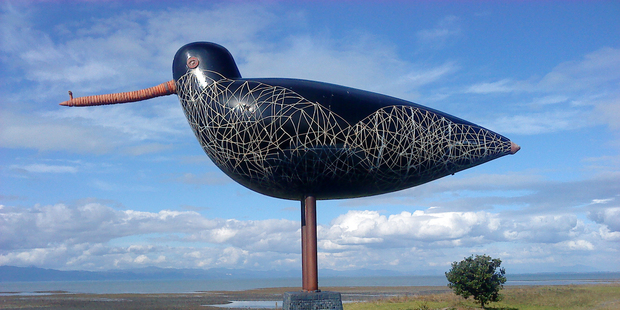 The Kaiaua coast is home to many seabirds, and good takeaways. Photo / Supplied