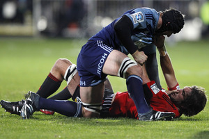 The Blues had another unsuccessful game against the Crusaders. Photo / Getty IMages