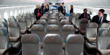 Airlines can choose their own seating configuration. Photo / Supplied