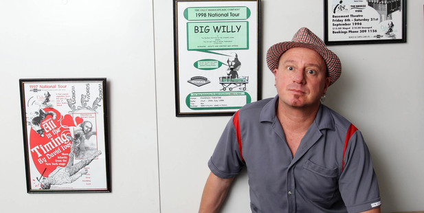 Richard Green, of the Ugly Shakespeare Company, was disappointed by the response to his offers. Photo / Janna Dixon