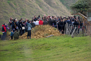 Casey and Kymani were buried together. Photo / Jason Dorday