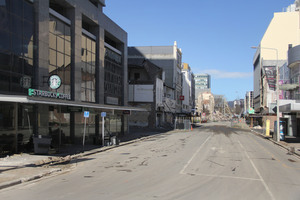 The Christchurch CBD has been shut off from the public to allow damage checks after the latest shake to strike the city. File photo / NZ Herald