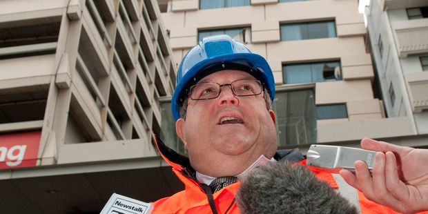 Gerry Brownlee says likely investors include sovereign wealth funds that invest on behalf of their governments. He expects details of foreign investment will firm up as CBD rebuilding plans are announced. Photo / David Alexander