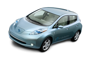 The award-winning full-electric Nissan LEAF