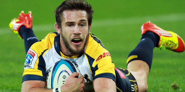 Zack Holmes and the Brumbies won their first game in Wellington since 2003. Photo / Getty Images