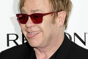 Elton John is recovering from a serious respiratory infection. Photo / AP