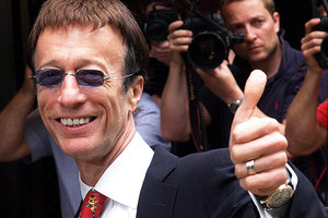 Robin Gibb has died after a long cancer battle. Photo / AP
