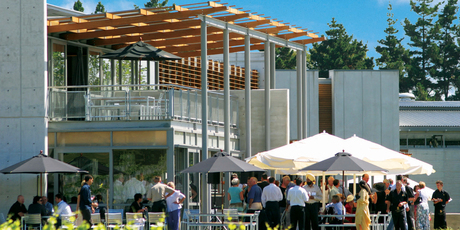 The state-of-the-art Villa Maria Winery Estate is a great spot for entertaining. Photo / Supplied
