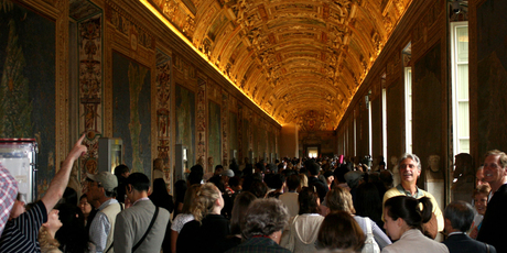 It's best to visit famous sights, such as the Vatican, in the Northern Hemisphere spring and autumn. Photo / Jim Eagles