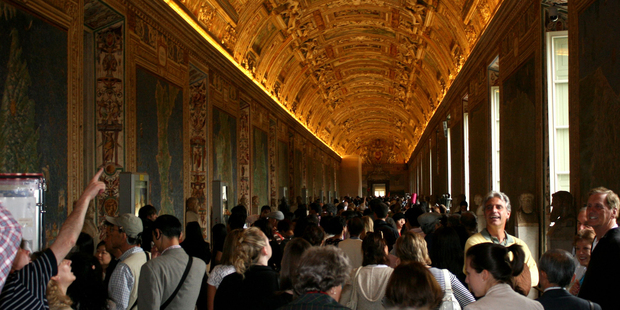 It's best to visit famous sights, such as the Vatican, in the Northern Hemisphere spring and autumn. Photo / Jim Eagles