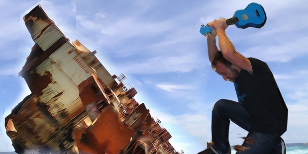 Marcel Currin says his song is not a protest, just an effort to put a smile on people's faces. Photo / Supplied