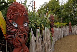 Te Parapara in Hamilton is said to be the first serious attempt to recreate a pre-European Maori garden.
Photo / Christine Cornege