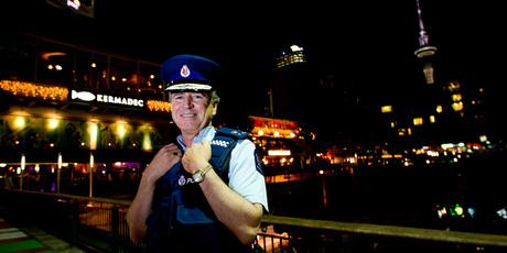 Police Commissioner Peter Marshall wanted to check out the Auckland bar scene, including Viaduct Harbour for himself. Photo / Dean Purcell