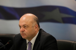 Greek Finance Minister Giorgos Zanias. Photo / AP