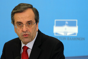 Antonis Samaras, leader of the New Democracy party. Photo / AP