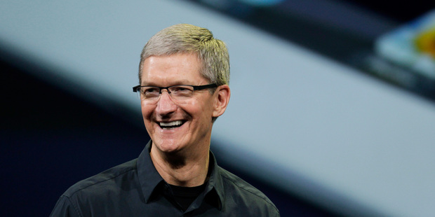 Apple CEO Tim Cook. Photo / AP