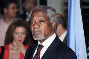 Kofi Annan. Photo / AP