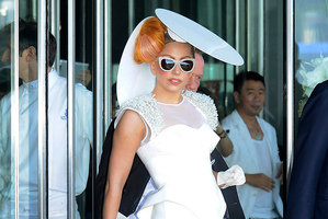Lady Gaga in Hong Kong. Photo / AP