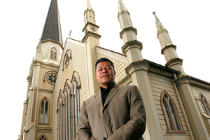 Auckland University chaplain Uesifili Unasa wants the voice of Pacific people to be heard on the streets. Photo / Garry Brandon