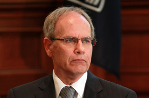 Auckland Mayor Len Brown. Photo / Doug Sherring