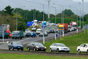 A motorway exit. Photo / Martin Sykes